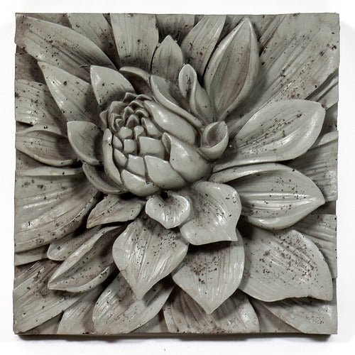 Dahlia Plaque Outdoor/Indoor Statue - Bella Statues