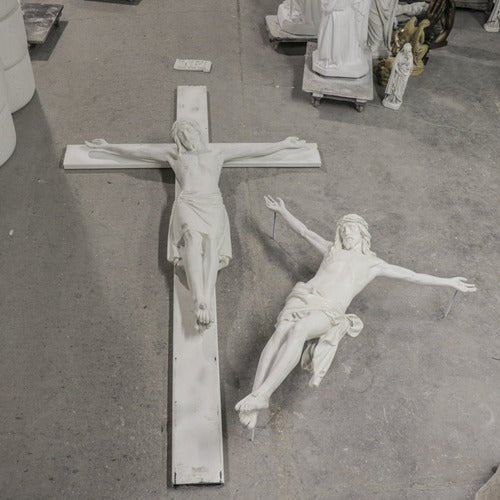 Cross made of Metal for Corpus 12'H (see Outdoor/Indoor Statue - Bella Statues