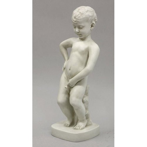 Peepee Boy without Bowl Spitte Outdoor/Indoor Statue - Bella Statues