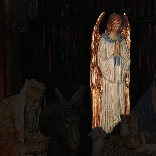 Custom Painted Lifesize ANGEL FOR LIFESIZE SET 5'4"H Outdoor/Indoor Statue - Bella Statues