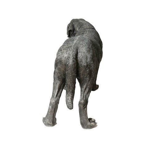 St. Bernard Dog standing 31"h Outdoor/Indoor Statue - Bella Statues