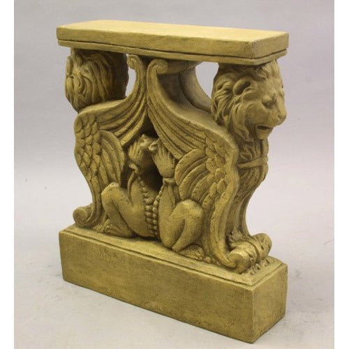 Winged Lion Table Base Outdoor/Indoor Statue - Bella Statues