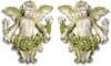 Angel Gliding Set Left - Right Outdoor/Indoor Statue - Bella Statues