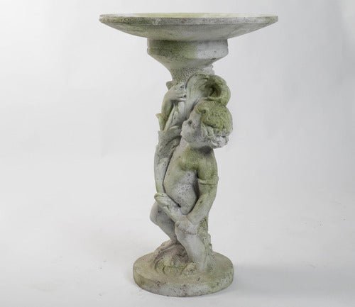 Boy of Barga Birdbath Outdoor/Indoor Statue - Bella Statues