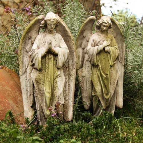Prayer Of Angel Set 18 H Outdoor/Indoor Statue - Bella Statues