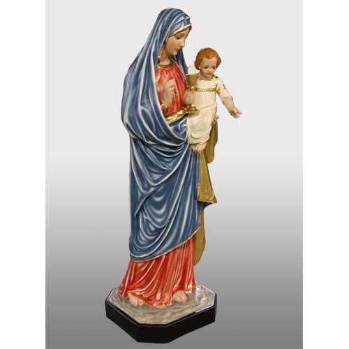 Custom Painted Lifesize Our Lady Blessed Sacrament Mary Religious Outdoor/Indoor Statue - Bella Statues