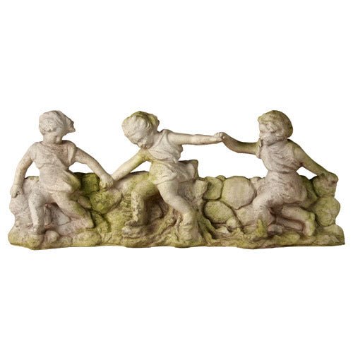 Joy Of Youth Plaque - Wall Outdoor/Indoor Statue - Bella Statues