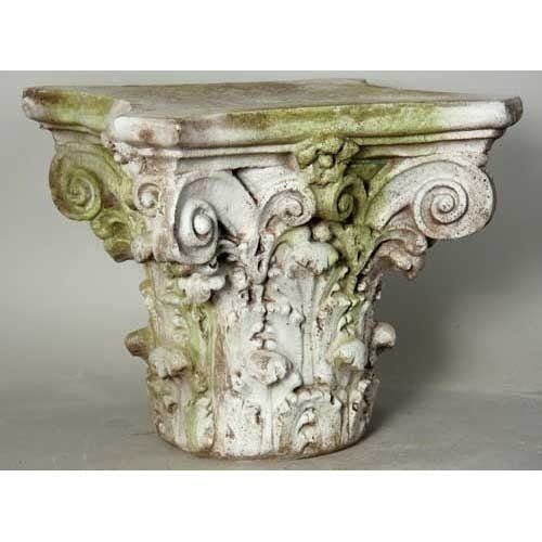 Antique Corin Capital 19 Outdoor/Indoor Statue - Bella Statues
