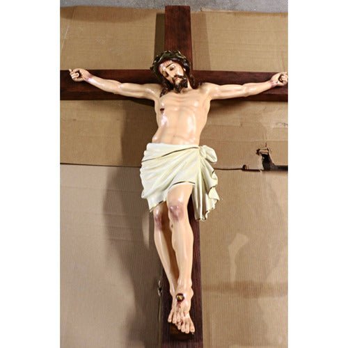 Custom Painted Lifesize Corpus Of Christ - 46 Outdoor/Indoor Statue - Bella Statues