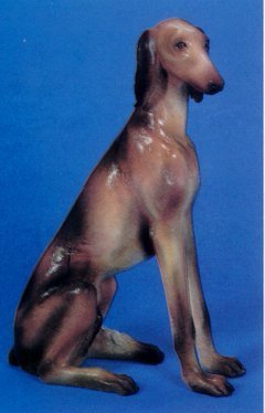 Custom Painted Lifesize Saluki Dog 39 Outdoor/Indoor Statue - Bella Statues