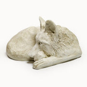 Curled up Shepherd Dog Outdoor/Indoor Statue - Bella Statues