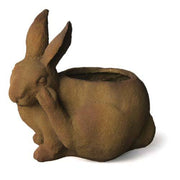 Bunny Pot Scratching Outdoor/Indoor Statue - Bella Statues