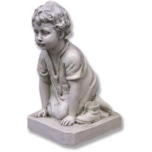 Kneeling Child Large 18 Outdoor/Indoor Statue - Bella Statues