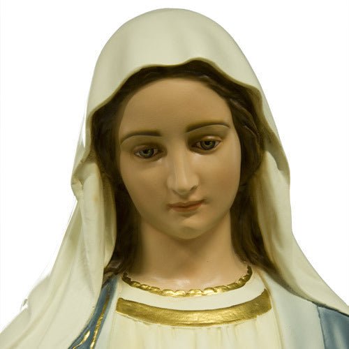 Custom Painted Lifesize Mary Hands Out 56" H Outdoor/Indoor Statue - Bella Statues