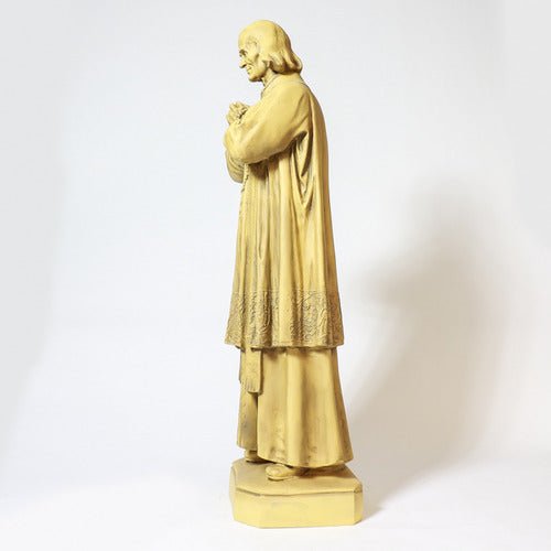Lifesize Saint John Vianney 50"H Outdoor/Indoor Statue - Bella Statues