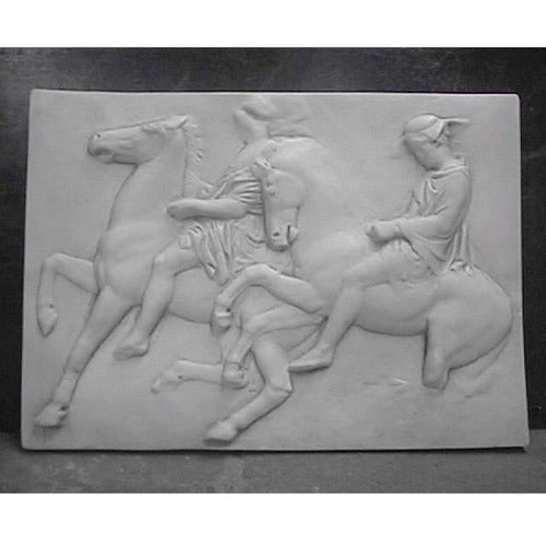 Lifesize Two Horsemen, One With Hat Outdoor/Indoor Statue - Bella Statues