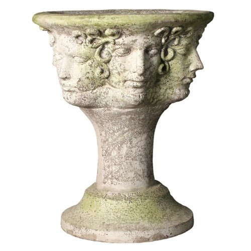 Cinio Faces On Vase 20 Outdoor/Indoor Statue - Bella Statues
