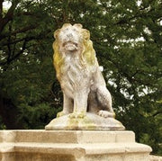 Sitting Lion Left 24 Outdoor/Indoor Statue - Bella Statues