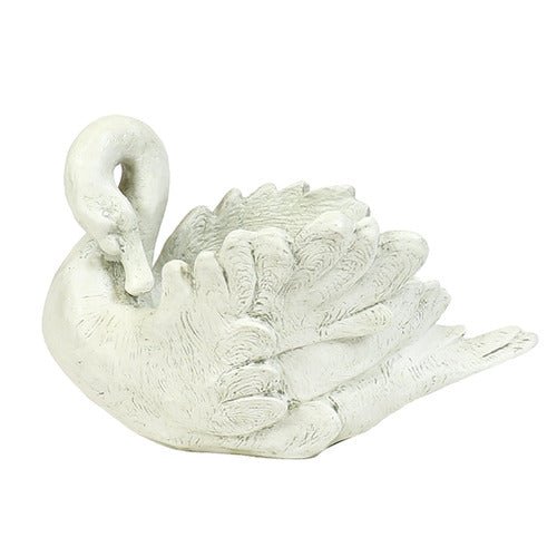 Swan Planter 16 Outdoor/Indoor Statue - Bella Statues