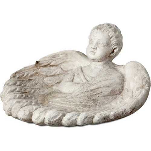 Angel Birdbath 22 W Outdoor/Indoor Statue - Bella Statues