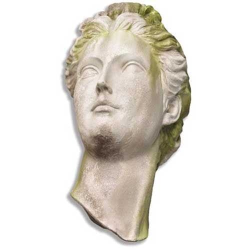Greek Head Remnant 21 Outdoor/Indoor Statue - Bella Statues