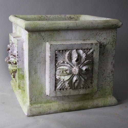 Carlo Square Pot 12 Outdoor/Indoor Statue - Bella Statues