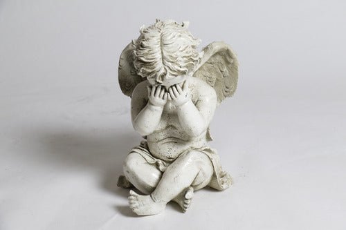 Peekaboo Cherub Outdoor/Indoor Statue - Bella Statues