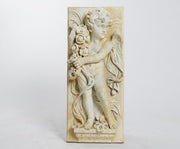 Little Boy Spring Plaque 30 Outdoor/Indoor Statue - Bella Statues