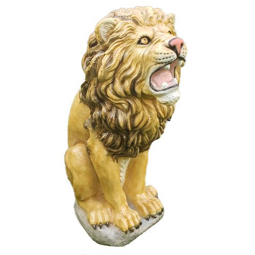 Custom Painted Roman Estate Lion 30 Outdoor/Indoor Statue - Bella Statues