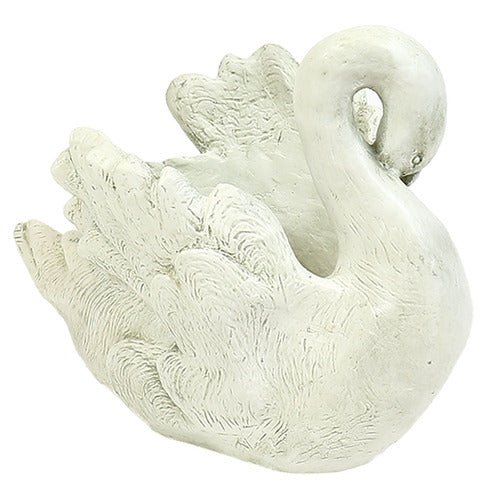 Swan Planter 16 Outdoor/Indoor Statue - Bella Statues