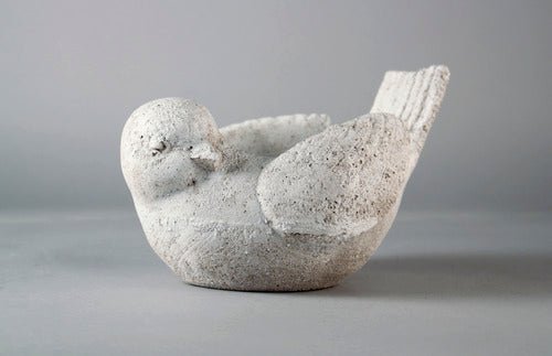 Left Looking Bird Planter Outdoor/Indoor Statue - Bella Statues