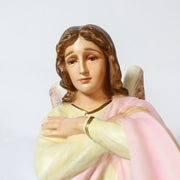 Custom Painted Kneeling Angel Arms Crossed Outdoor/Indoor Statue - Bella Statues