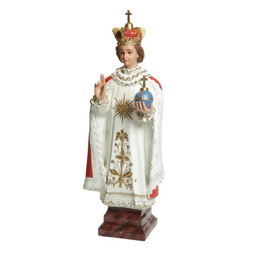 Custom Painted Lifesize Infant Of Prague 41 H Outdoor/Indoor Statue - Bella Statues