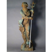 Lifesize Neptune With Trident 65 Outdoor/Indoor Statue - Bella Statues