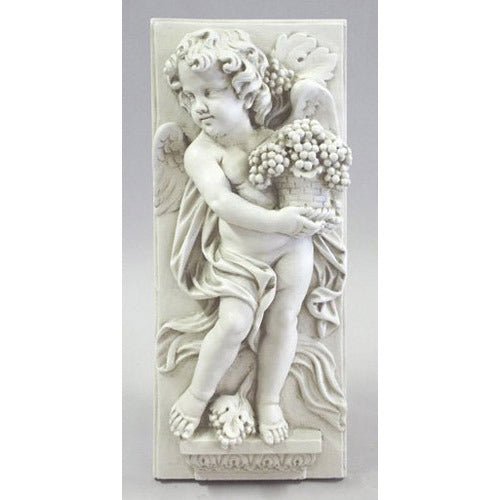 Little Boy Summer Plaque Outdoor/Indoor Statue - Bella Statues