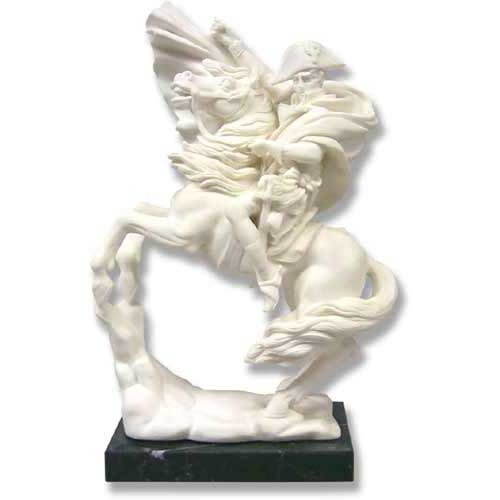 Napoleon On Horse 11 H Outdoor/Indoor Statue - Bella Statues