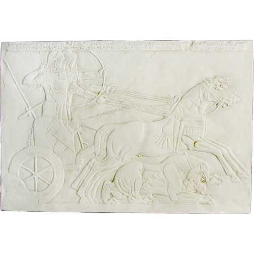 Lifesize Assyrian Hunting Frieze Outdoor/Indoor Statue - Bella Statues