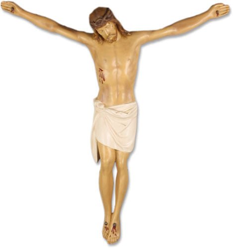Custom Painted Corpus Of Christ - 36 No Cross Outdoor/Indoor Statue - Bella Statues