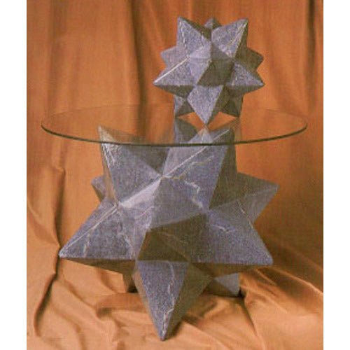 Zinc Star Table Base 18 H Outdoor/Indoor Statue - Bella Statues