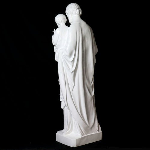 Lifesize Saint Joseph And Child 49"H Outdoor/Indoor Statue - Bella Statues