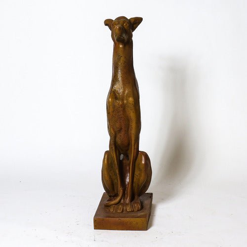 Whippet Dog On Base 30 Outdoor/Indoor Statue - Bella Statues
