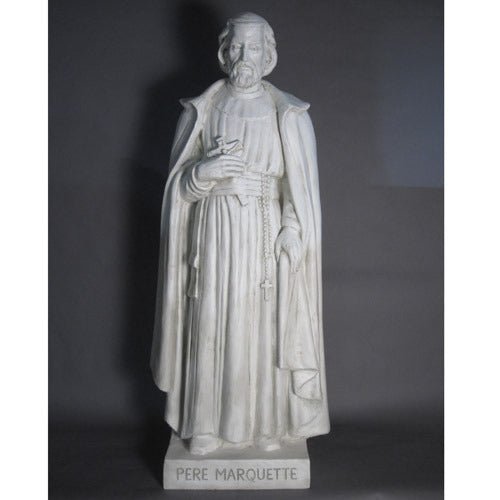 Custom Painted Lifesize Father Marquette Outdoor/Indoor Statue - Bella Statues