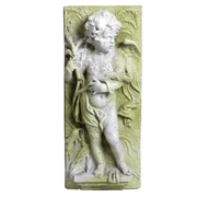 Little Boy Autumn Plaque Outdoor/Indoor Statue - Bella Statues