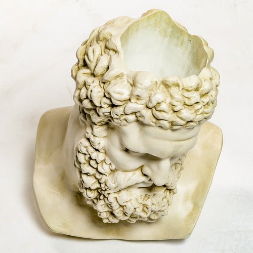 Hercules Bust Planter Outdoor/Indoor Statue - Bella Statues