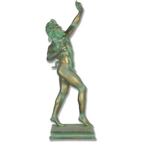 Dancing Faunus 31 Grb Outdoor/Indoor Statue - Bella Statues