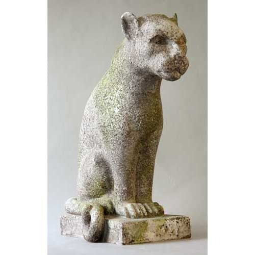 Sitting Panther 22 Outdoor/Indoor Statue - Bella Statues
