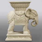 Elephant Indian Pedestal 18 Outdoor/Indoor Statue - Bella Statues