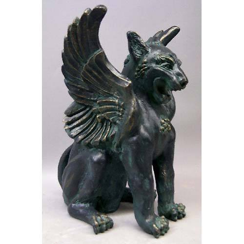 Lifesize Caesar's Griffin 39"H Outdoor/Indoor Statue - Bella Statues