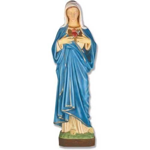 Custom Painted Lifesize Mary Of The Seven Sorrows 49" Outdoor/Indoor Statue - Bella Statues