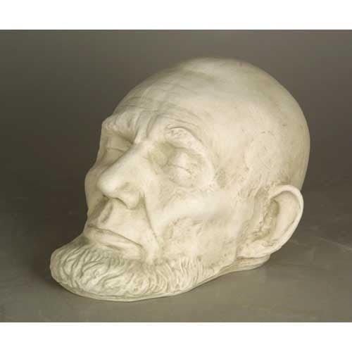 Lincoln Life Mask with Beard Outdoor/Indoor Statue - Bella Statues